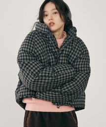 ギンガムチェック」に該当するダウンジャケット/コートファッション
