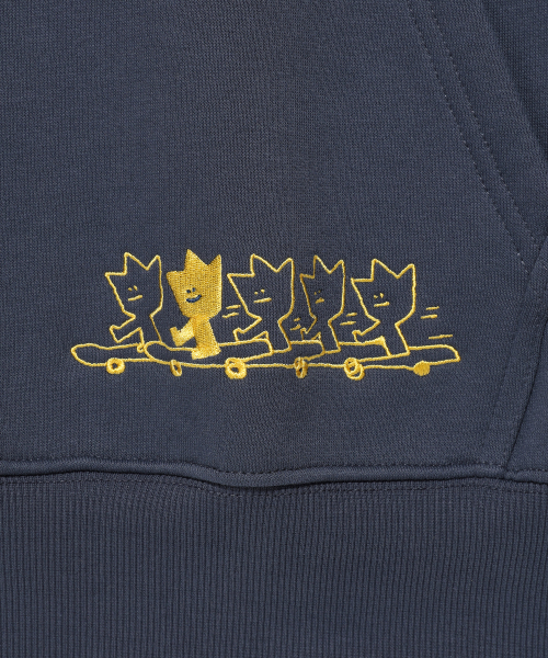 Wacky WiLLy(ワッキーウィリー)の「刺繍ロゴフードパーカー ネイビー(パーカー・レディース・その他・SMALL/MEDIUM/LARGE/X-LARGE)」の6枚目の写真