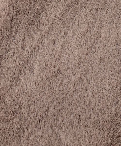 ROPE' PICNIC（ロペピクニック）の「ブローチ付きフェイクファーティペット（マフラー・レディース・グレー/ブラウン/キナリ・FREE）」の18枚目の写真