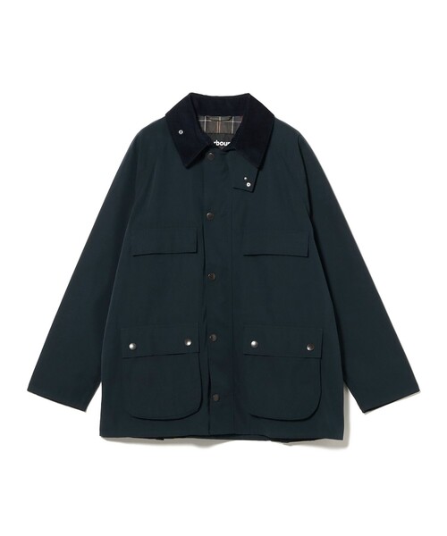 Barbourジャケット/36/ポリエステル/BLK/無地/241MCAS138 別注】Barbour / OLD BEDALE ポリエステルコットン ジャケット