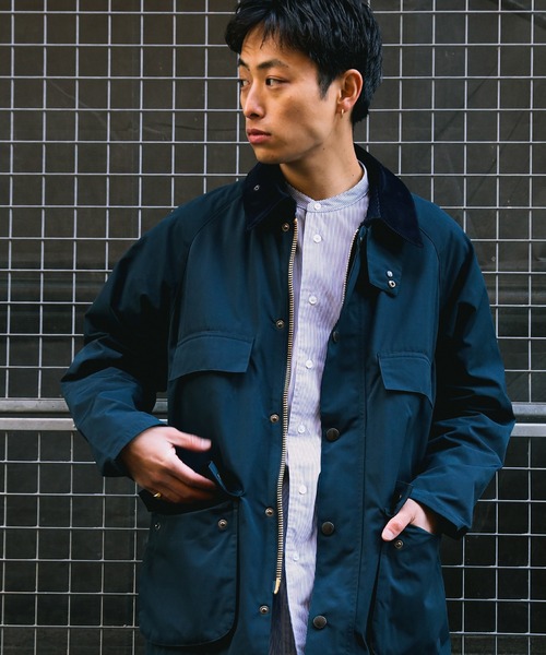 p.t. Barbour ビデイル ノンオイル（ポリエステル×コットン） 別注】Barbour / OLD BEDALE ポリエステルコットン ジャケット