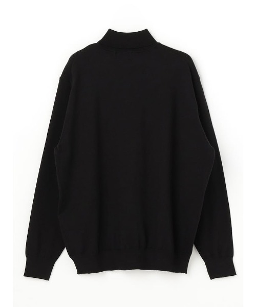 Perfect Suit FActory(パーフェクトスーツファクトリー)の「【Smart Pick!】レーヨンブレンド タートルネック ベーシックニット ブラック/ネイビー/ブラウン(ニット/セーター・メンズ・ブラック/ネイビー/ブラウン・M/S/LL/L)」の5枚目の写真