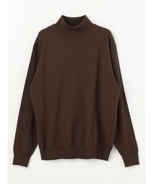 Perfect Suit FActory(パーフェクトスーツファクトリー)の「【Smart Pick!】レーヨンブレンド タートルネック ベーシックニット ブラック/ネイビー/ブラウン(ニット/セーター・メンズ・ブラック/ネイビー/ブラウン・M/S/LL/L)」の10枚目の写真