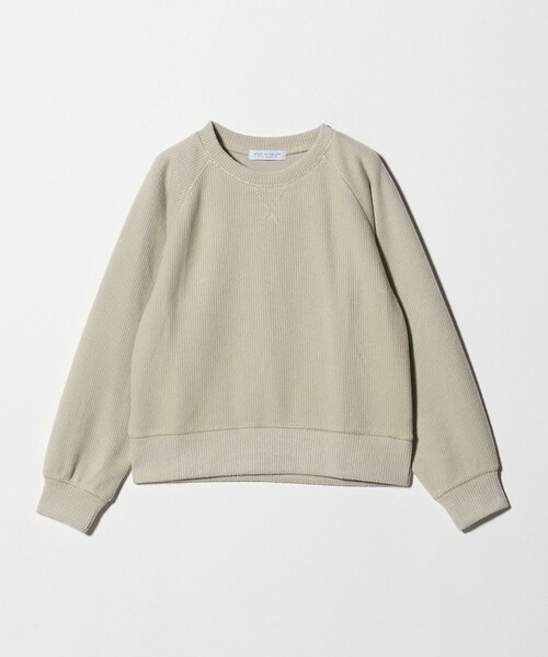 A DAY IN THE LIFE UNITED ARROWS(アデイインザライフユナイテッドアローズ)の「ニットライク ラメステッチ スウェット <A DAY IN THE LIFE>(スウェット・レディース・ベージュ/ライトグレー/ライトブルー・FREE)」の2枚目の写真