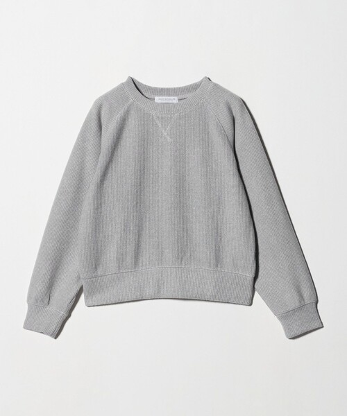 A DAY IN THE LIFE UNITED ARROWS(アデイインザライフユナイテッドアローズ)の「ニットライク ラメステッチ スウェット <A DAY IN THE LIFE>(スウェット・レディース・ベージュ/ライトグレー/ライトブルー・FREE)」の1枚目の写真