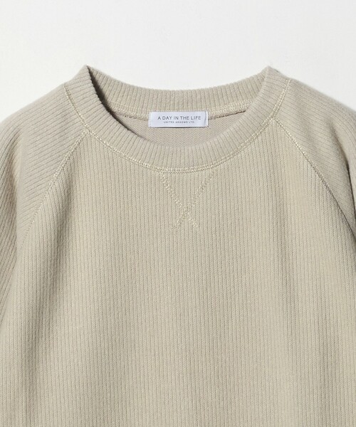 A DAY IN THE LIFE UNITED ARROWS(アデイインザライフユナイテッドアローズ)の「ニットライク ラメステッチ スウェット <A DAY IN THE LIFE>(スウェット・レディース・ベージュ/ライトグレー/ライトブルー・FREE)」の13枚目の写真