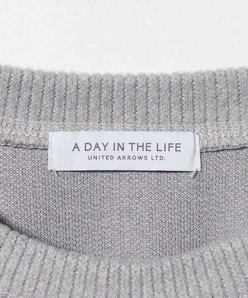 A DAY IN THE LIFE UNITED ARROWS(アデイインザライフユナイテッドアローズ)の「ニットライク ラメステッチ スウェット <A DAY IN THE LIFE>(スウェット・レディース・ベージュ/ライトグレー/ライトブルー・FREE)」の15枚目の写真