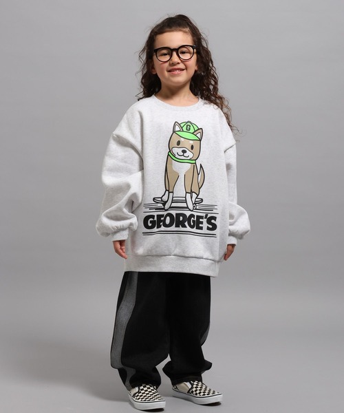 GEORGE'S(ジョージズ)の「【KIDS】アニマルスウェットプルオーバー(スウェット・キッズ・ライトグレー/ピンク/ネイビー・110cm/130cm/150cm)」の18枚目の写真