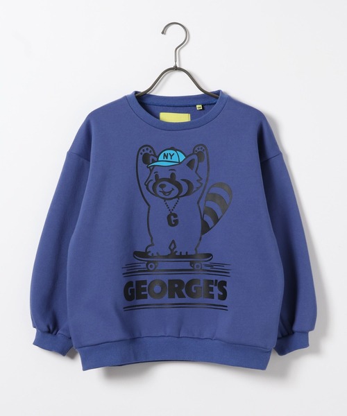 GEORGE'S(ジョージズ)の「【KIDS】アニマルスウェットプルオーバー(スウェット・キッズ・ライトグレー/ピンク/ネイビー・110cm/130cm/150cm)」の5枚目の写真