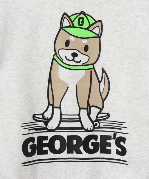 GEORGE'S(ジョージズ)の「【KIDS】アニマルスウェットプルオーバー(スウェット・キッズ・ライトグレー/ピンク/ネイビー・110cm/130cm/150cm)」の13枚目の写真