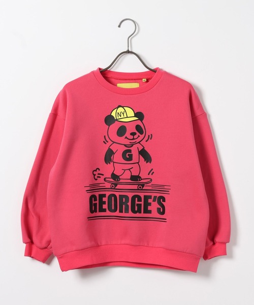 GEORGE'S(ジョージズ)の「【KIDS】アニマルスウェットプルオーバー(スウェット・キッズ・ライトグレー/ピンク/ネイビー・110cm/130cm/150cm)」の14枚目の写真