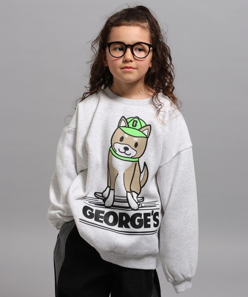 GEORGE'S(ジョージズ)の「【KIDS】アニマルスウェットプルオーバー(スウェット・キッズ・ライトグレー/ピンク/ネイビー・110cm/130cm/150cm)」の20枚目の写真