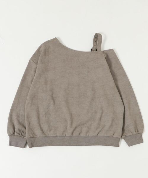 dispark（ディスパーク）の「DISPARK/【25年秋冬新作】ベルトショルダーグラフィックスウェット（スウェット・レディース・ライトベージュ/ベージュ・FREE）」の12枚目の写真