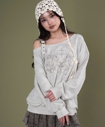 dispark | DISPARK/【25年秋冬新作】ベルトショルダーグラフィックスウェット(スウェット)