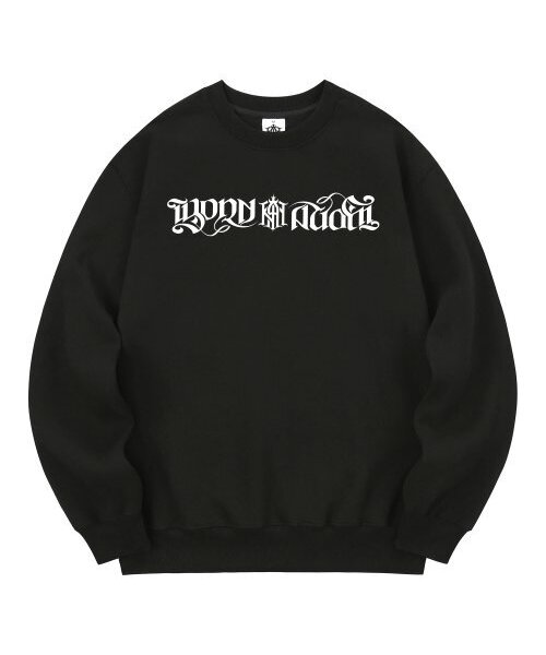 KMB0080 カンシンベル 裏起毛 スウェット - ブラック