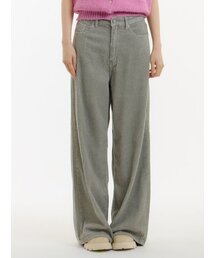 UNKNOWN PLANET（アンノウンプラネット）の「Wide Pigmented Corduroy Pants Khaki（その他パンツ）」