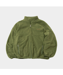 SOME PLACE（サムプレイス）の「ソフトロゴポイントベーシックフリースジップアップウィームフリースジャケット[グリーン]（その他アウター・レディース）」