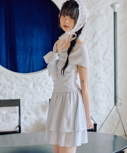 ZEROPLANET（ゼロプラネット）の「ジェンティ オフショルダー ワンピース [ブルー]（ワンピース・レディース・その他・SMALL/MEDIUM）」の3枚目の写真