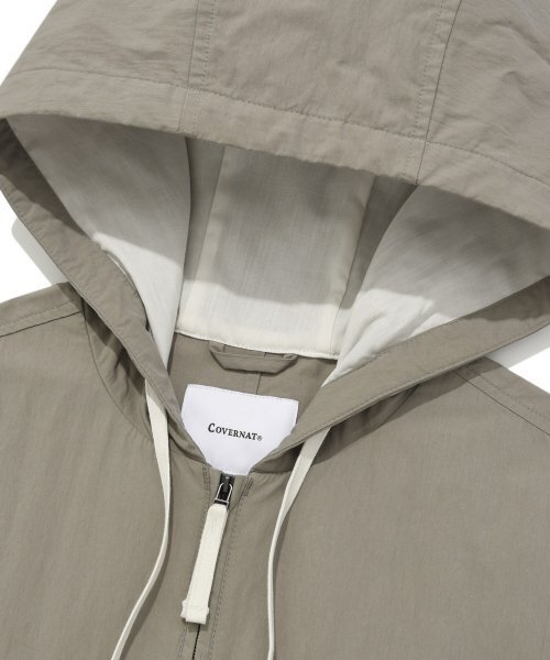 COVERNAT(カバーナット)の「コットンフードパーカージャケットベージュ(ナイロンジャケット・レディース・その他・SMALL/MEDIUM/LARGE/XX-LARGE/X-LARGE)」の4枚目の写真