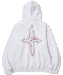 Dust 4 Symbol Pullover Hood - Light Grey