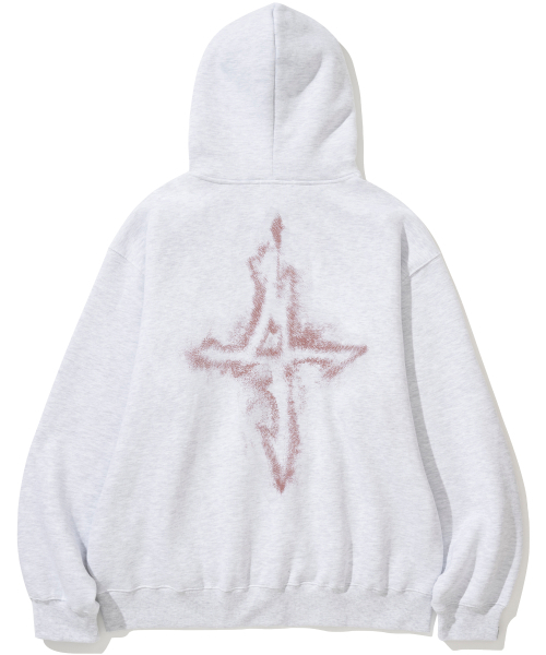 NOT4NERD(ノットフォーナード)の「Dust 4 Symbol Pullover Hood - Light Grey(パーカー・レディース・その他・MEDIUM/LARGE/X-LARGE)」の1枚目の写真