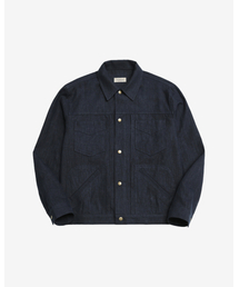 sortie（ソルティ）の「Type-2 Linen Trucker Jacket (Navy)（その他アウター）」