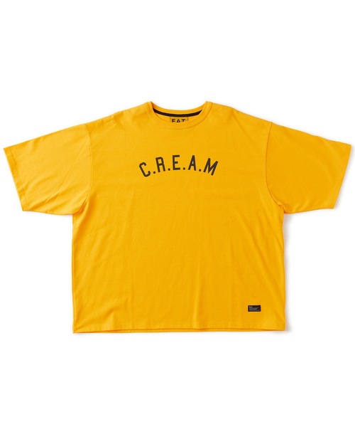 FAT(エフエイティー)の「CREAM(Tシャツ/カットソー・メンズ・ホワイト/ブラック/イエロー・JUMBO(XXL)/FAT(XL)/SKINNY(L)/TITCH(M))」の3枚目の写真