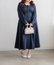 CLETTEオリジナルウエストタックシャツワンピース