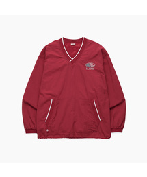 HEARTTRACK VNECK NYLON ANORAK JACKET_RED