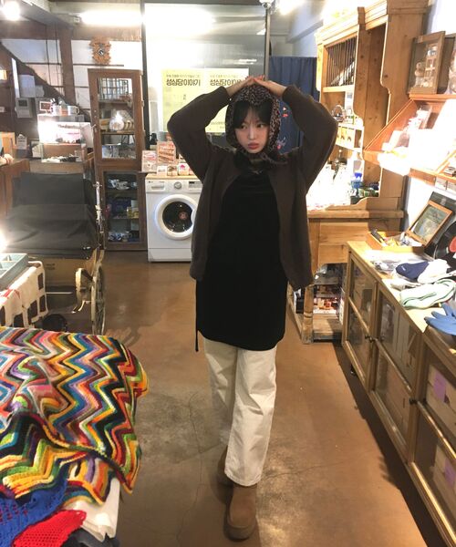COSTUME O’CLOCK(コスチュームオクロック)の「ソフトベーシックラウンドカーディガンヴィンテージブラウン COOSCD020VBROWN(カーディガン/ボレロ・メンズ・その他・MEDIUM/LARGE/SMALL)」の3枚目の写真