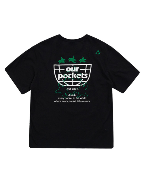 OURPOCKETS(アワーポケッツ)の「アワーポケットビッグ地区別Tシャツ(Zブラック)(Tシャツ/カットソー・レディース・ブラック・MEDIUM/X-LARGE)」の3枚目の写真