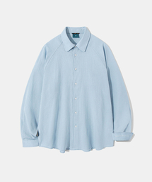 Stitch Stripe Shirt S114  Skyblue