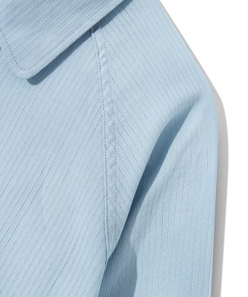 Diamond Layla（ダイアモンドレイラ）の「Stitch Stripe Shirt S114  Skyblue（シャツ/ブラウス・レディース・その他・SMALL/MEDIUM/LARGE/X-LARGE）」の5枚目の写真