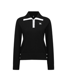 WOMEN SP COLLAR POINT SWEATER_BK