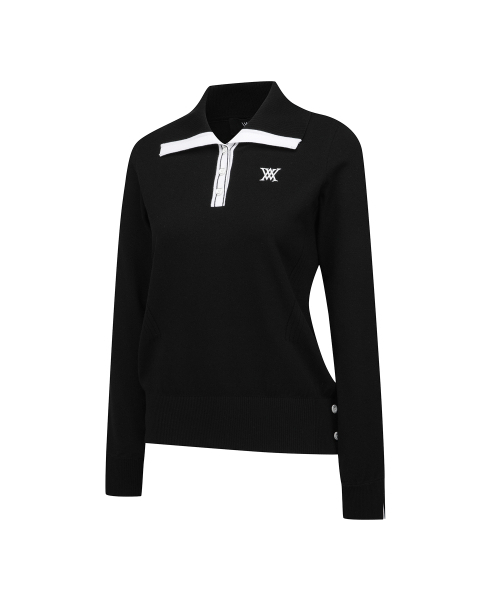 ANEW GOLF（アニューゴルフ）の「WOMEN SP COLLAR POINT SWEATER_BK（ニット/セーター・レディース・その他・X-SMALL/SMALL/MEDIUM）」の3枚目の写真