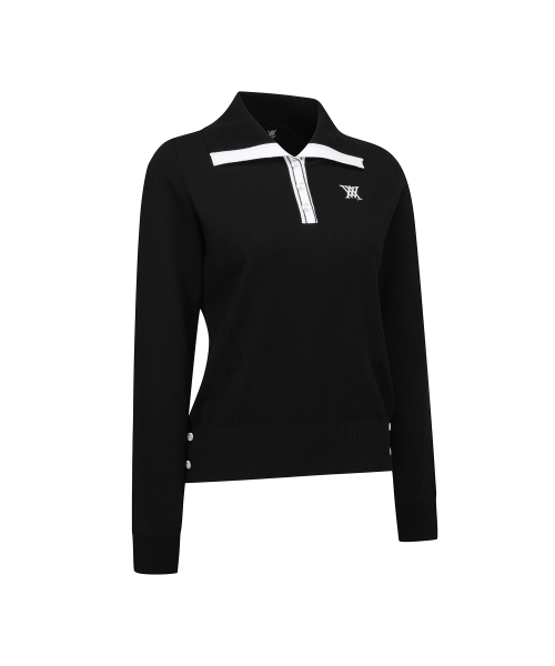 ANEW GOLF（アニューゴルフ）の「WOMEN SP COLLAR POINT SWEATER_BK（ニット/セーター・レディース・その他・X-SMALL/SMALL/MEDIUM）」の4枚目の写真