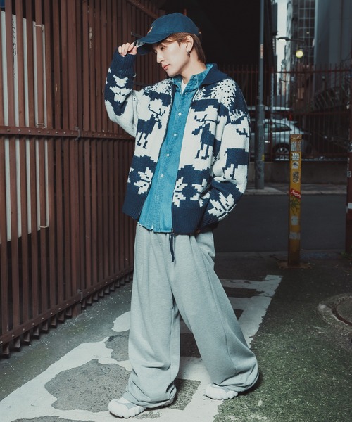 improves（インプローブス）の「ノルディック柄 カウチンニット セーター（ニット/セーター・メンズ・グレー/ネイビー/ブラウン・X-LARGE/LARGE/MEDIUM）」の14枚目の写真