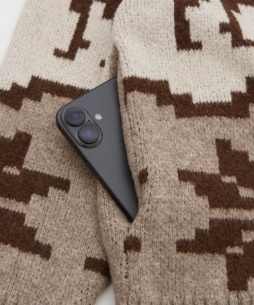 improves（インプローブス）の「ノルディック柄 カウチンニット セーター（ニット/セーター・メンズ・グレー/ネイビー/ブラウン・X-LARGE/LARGE/MEDIUM）」の7枚目の写真