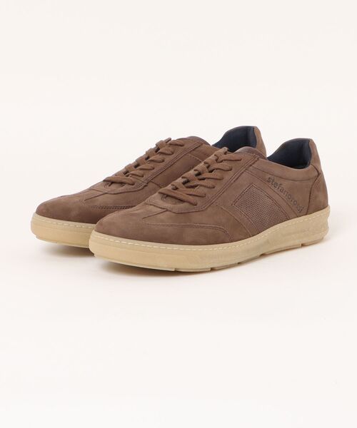 stefanorossi(ステファノロッシ)の「STEFANO ROSSI ステファノロッシ PABLO LACE ブロレース SR04243 N/TDM(スニーカー・メンズ・ブラウン・39/40/41/42/44/43/45)」の1枚目の写真