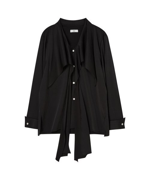 SILN(シルン)の「Scarf blouse (BLACK)(シャツ/ブラウス・レディース・その他・FREE)」の3枚目の写真