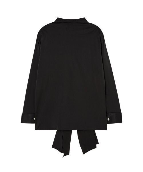 SILN(シルン)の「Scarf blouse (BLACK)(シャツ/ブラウス・レディース・その他・FREE)」の4枚目の写真