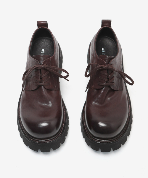 WETHEROAD(ウィーザロード)の「WTRD1123 Charlie 4-Hole Tumble Washing Volume Derby Shoes Brown(ドレスシューズ・メンズ・ブラウン・24cm/25cm/26cm/27cm/28cm/29cm)」の2枚目の写真