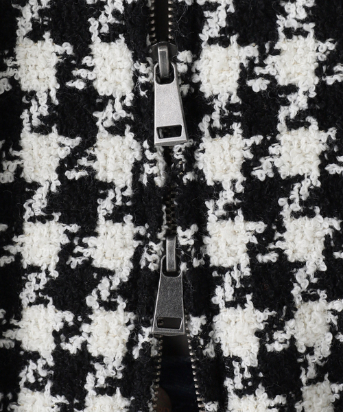 IENA LA BOUCLE（イエナラブークル）の「IENA LA BOUCLE ハウンドトゥースツィードブルゾン（その他アウター・レディース・ブラック系その他・FREE）」の16枚目の写真