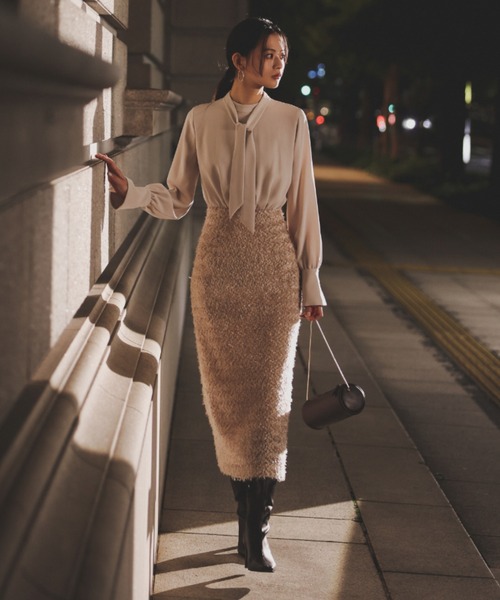 フェザージャガードコンビワンピース（ワンピース）｜anuans（ア