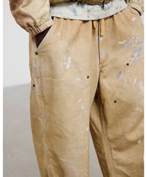 BEAMS | モック プリント ダブルニー スウェットパンツ(その他パンツ)