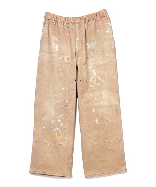 BEAMS（ビームス）の「モック プリント ダブルニー スウェットパンツ（その他パンツ・メンズ・インディゴブルー/ベージュ・XL/M/L/S）」の13枚目の写真