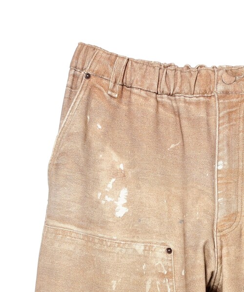 BEAMS（ビームス）の「モック プリント ダブルニー スウェットパンツ（その他パンツ・メンズ・インディゴブルー/ベージュ・XL/M/L/S）」の12枚目の写真