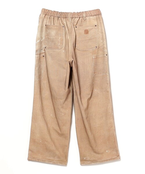 BEAMS（ビームス）の「モック プリント ダブルニー スウェットパンツ（その他パンツ・メンズ・インディゴブルー/ベージュ・XL/M/L/S）」の9枚目の写真