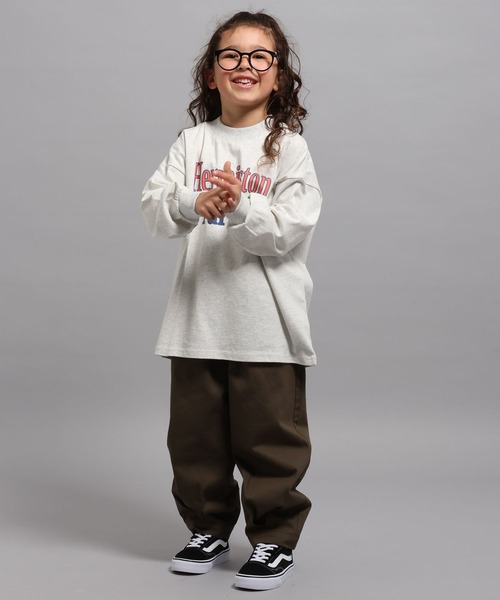 GEORGE'S（ジョージズ）の「【KIDS】ロゴプリントロンT（Tシャツ/カットソー・キッズ・オフホワイト/杢グレー/レッド・110cm/130cm/150cm）」の8枚目の写真