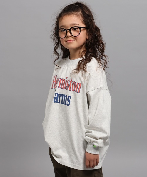 GEORGE'S（ジョージズ）の「【KIDS】ロゴプリントロンT（Tシャツ/カットソー・キッズ・オフホワイト/杢グレー/レッド・110cm/130cm/150cm）」の11枚目の写真